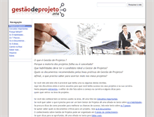 Tablet Screenshot of gestaodeprojeto.info